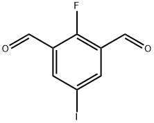 2-fluoro-5-iodoisophthalaldehyde 结构式