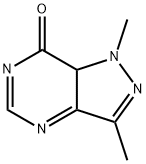 1,3-Dimethyl-1H-pyrazolo[4,3-d]pyrimidin-7(7aH)-one 结构式