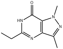 5-Ethyl-1,3-dimethyl-1H-pyrazolo[4,3-d]pyrimidin-7(4H)-one 结构式