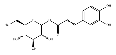 咖啡酰葡萄糖苷 结构式