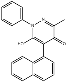 6-Hydroxy-3-methyl-5-(naphthalen-1-yl)-1-phenylpyridazin-4(1H)-one