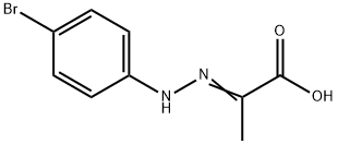 Propanoic acid, 2-[2-(4-bromophenyl)hydrazinylidene]- 结构式