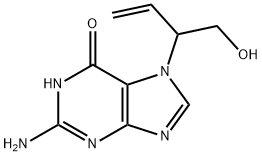 2-Amino-7-(1-hydroxybut-3-en-2-yl)-1H-purin-6(7H)-one 结构式