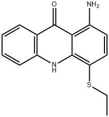 9(10H)-Acridinone, 1-amino-4-(ethylthio)- 结构式