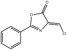 5(4H)-Oxazolone, 4-(chloromethylene)-2-phenyl-, (4Z)- 结构式