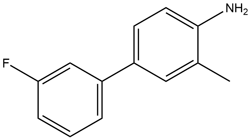 3'-Fluoro-3-methyl-[1,1'-biphenyl]-4-amine 结构式