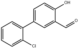 4-(2-Chlorophenyl)-2-formylphenol 结构式