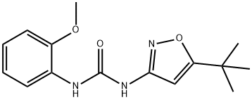 1-(5-(tert-Butyl)isoxazol-3-yl)-3-(2-methoxyphenyl)urea 结构式