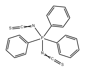 Phosphorane, diisothiocyanatotriphenyl- (9CI) 结构式