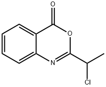 4H-3,1-Benzoxazin-4-one, 2-(1-chloroethyl)- 结构式