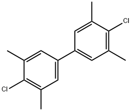 3,3',5,5'-四甲基二氯联苯 结构式