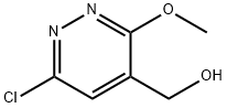 (6-氯-3-甲氧基哒嗪-4-基)甲醇 结构式