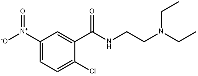2-chloro-N-[2-(diethylamino)ethyl]-5-nitrobenzamide 结构式