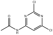 N-(2,6-二氯-4-嘧啶基)乙酰胺 结构式