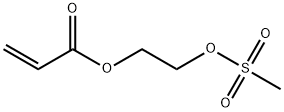 2-PROPENOIC ACID, 2-[(METHYLSULFONYL)OXY]ETHYL ESTER 结构式