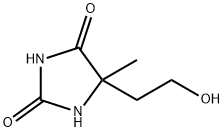 2,4-Imidazolidinedione, 5-(2-hydroxyethyl)-5-methyl- 结构式