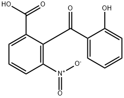 Benzoic acid, 2-(2-hydroxybenzoyl)-3-nitro- 结构式