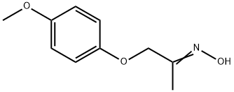 2-Propanone, 1-(4-methoxyphenoxy)-, oxime 结构式