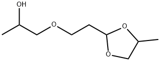 2-Propanol, 1-[2-(4-methyl-1,3-dioxolan-2-yl)ethoxy]- 结构式