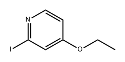 4-乙氧基-2-碘吡啶 结构式