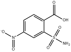 Benzoic acid, 2-(aminosulfonyl)-4-nitro- 结构式