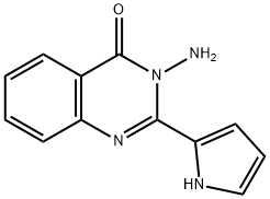 3-Amino-2-(1H-pyrrol-2-yl)quinazolin-4(3H)-one 结构式