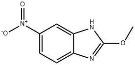 1H-Benzimidazole,2-methoxy-5-nitro-(9CI) 结构式