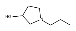 1-丙基吡咯烷-3-醇 结构式