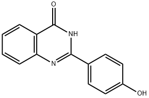 2-(4-羟基苯基)喹唑啉-4(1H)-酮 结构式