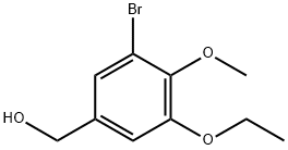 (3-溴-5-乙氧基-4-甲氧基苯基)甲醇 结构式