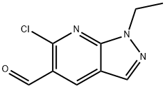 6-Chloro-1-ethyl-1H-pyrazolo[3,4-b]pyridine-5-carbaldehyde 结构式