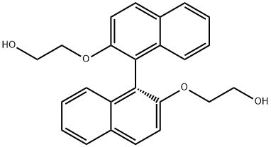 Ethanol, 2,2'-[(1R)-[1,1'-binaphthalene]-2,2'-diylbis(oxy)]bis- 结构式