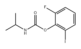 Carbamic acid, (1-methylethyl)-, 2-fluoro-6-iodophenyl ester (9CI) 结构式