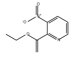 Pyridine, 2-(1-ethoxyethenyl)-3-nitro- 结构式