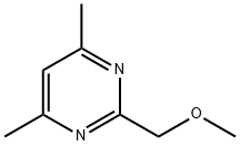 Pyrimidine, 2-(methoxymethyl)-4,6-dimethyl- 结构式