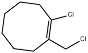 Cyclooctene, 1-chloro-2-(chloromethyl)- 结构式