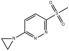3-(Aziridin-1-yl)-6-(methylsulfonyl)pyridazine 结构式