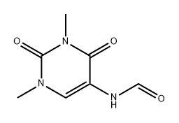 Formamide, N-(1,2,3,4-tetrahydro-1,3-dimethyl-2,4-dioxo-5-pyrimidinyl)- 结构式