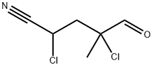 2,4-二氯-4-甲基-5-氧代戊烷腈 结构式