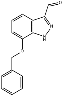 7-(benzyloxy)-1H-indazole-3-carbaldehyde 结构式