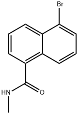 1-Naphthalenecarboxamide, 5-bromo-N-methyl-