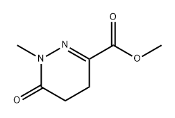 3-Pyridazinecarboxylic acid, 1,4,5,6-tetrahydro-1-methyl-6-oxo-, methyl ester 结构式