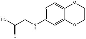 Glycine, N-?(2,?3-?dihydro-?1,?4-?benzodioxin-?6-?yl)?- 结构式