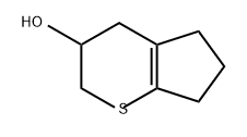 Cyclopenta[b]thiopyran-3-ol, 2,3,4,5,6,7-hexahydro- 结构式