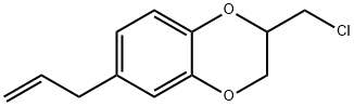 1,?4-?Benzodioxin, 2-?(chloromethyl)?-?2,?3-?dihydro-?6-?(2-?propen-?1-?yl)?- 结构式