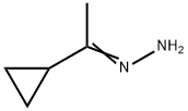 Ethanone, 1-cyclopropyl-, hydrazone 结构式