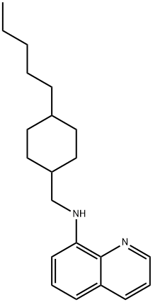 N-((4-Pentylcyclohexyl)methyl)quinolin-8-amine 结构式