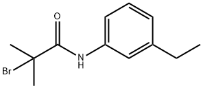 Propanamide, 2-bromo-N-(3-ethylphenyl)-2-methyl- 结构式