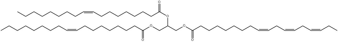 1,2-Dioleoyl-3-α-Linolenoyl-rac-glycerol 结构式