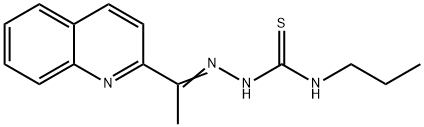 N-Propyl-2-(1-(quinolin-2-yl)ethylidene)hydrazinecarbothioamide 结构式